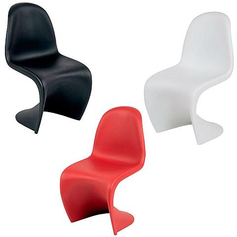 La silla de plástico apilable, Verner Panton