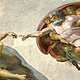 Michelangelo   creazione di adamo