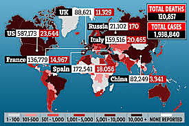 Virus se širi naprej