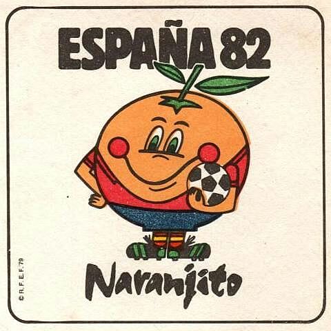 La Copa del món de futbol a Espanya. (Naranjito).