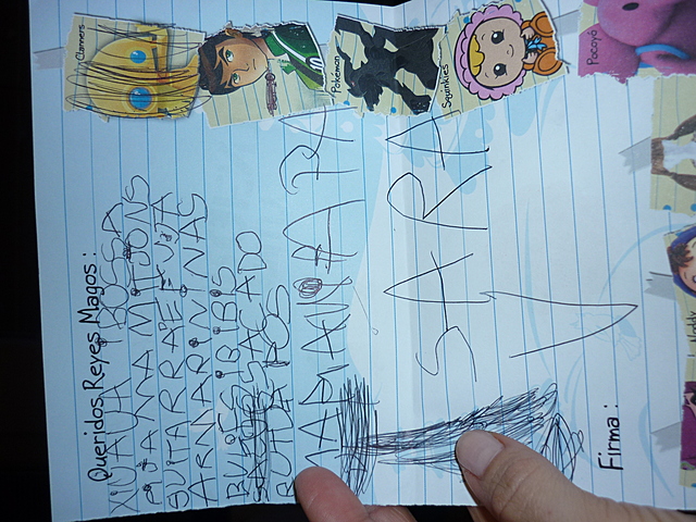 La primera carta als reis mags