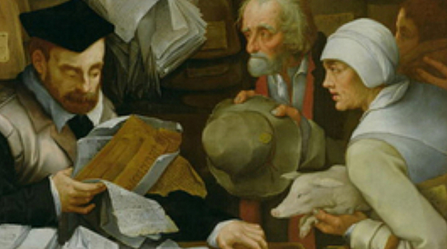 Obtuvo trabajo como recaudador de impuestos