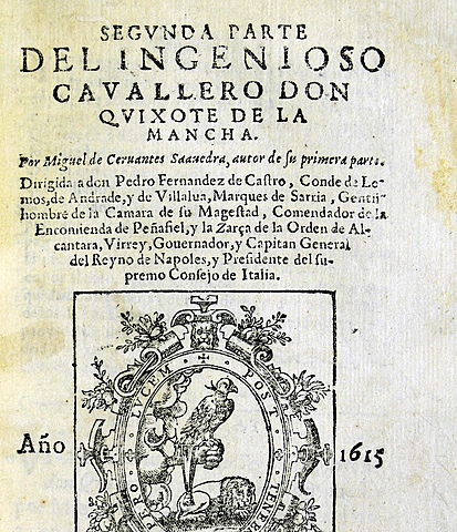 Publicó la segunda parte de El Quijote