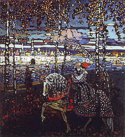 Coppia a Cavallo (Vasilij Vasil'evič Kandinskij)