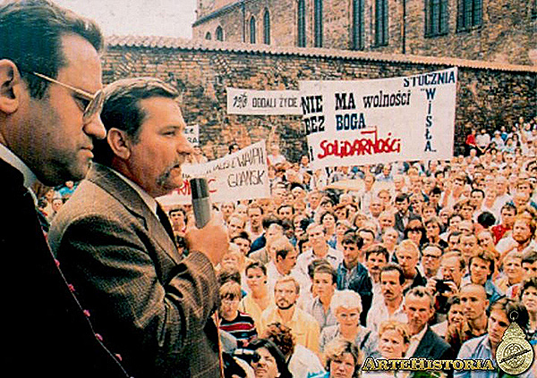 Legalización del sindicato y convoca elecciones para 1989 en Polonia