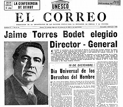 Bodet director de la UNESCO