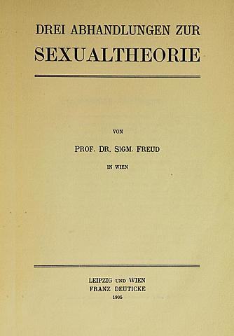 Sigmund Freud publica Teoria de la sexualitat.