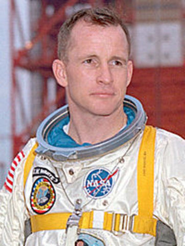 Ed White was the American to spacewalk.