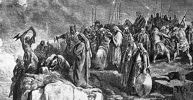 King Zimri burns the king's house