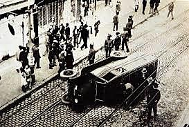 Inicio de la Huelga General de 1917.