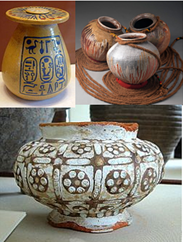 Se consiguen técnicas de alfarería en las civilizaciones de Egipto, India y China