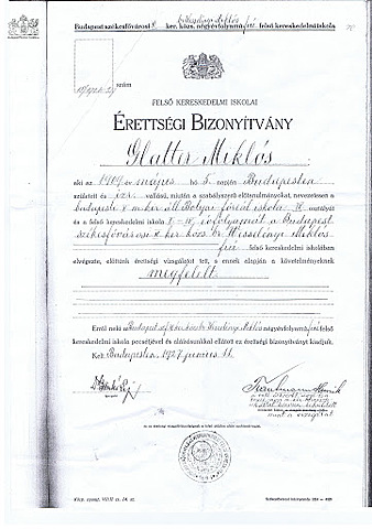 Kereskedelmi érettségi