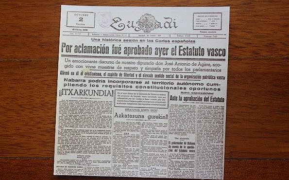 Estatuto de Autonomía del País Vasco.