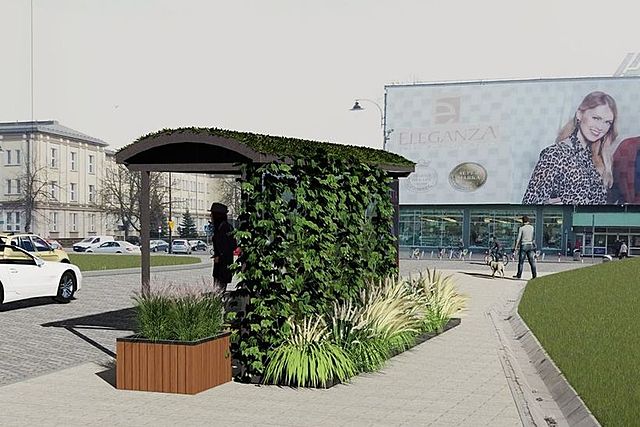 Paradas de autobuses sustentables