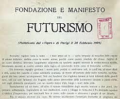 Filippo Tomasso Marinetti publica el Manifest futurista