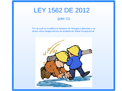 Ley 1562