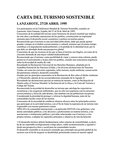 Carta de Lanzarote
