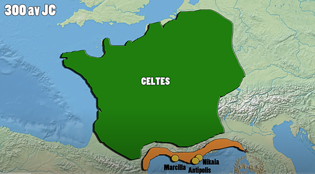 Colonisation des Grecs Phocée et des Celtes