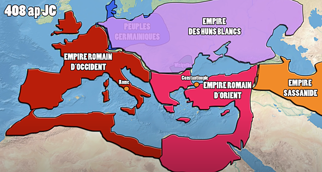 La conquête des Huns