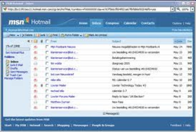 mi primer correo electrónico con hotmail