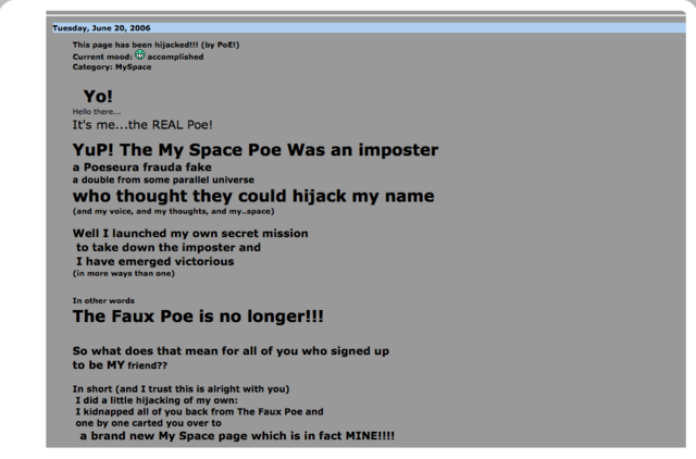 <a href="http://dreamsuccessmanagement.com/blog/2006/social-media-consultant-for-poe/" rel="ugc nofollow">Social Media Consultant for the Musician "PoE"</a>