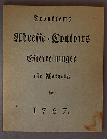 Trondheims Adresse-Contoirs Efterretninger