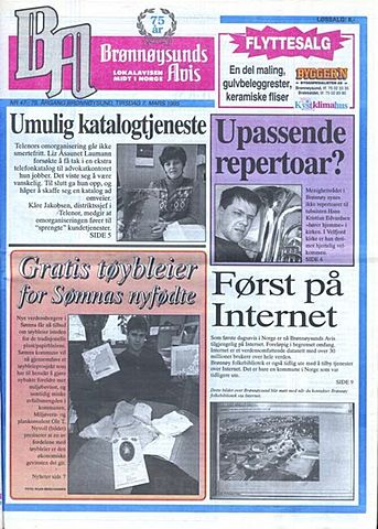 Første norske nettavis