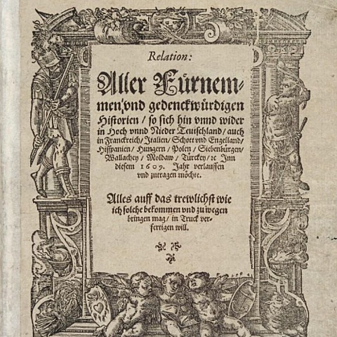 Første avis på trykk