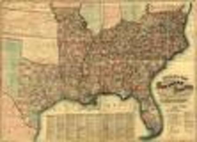 Southern state secession dates
