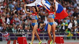 Timeline: Лучшие легкоатлеты России по разным дисциплинам