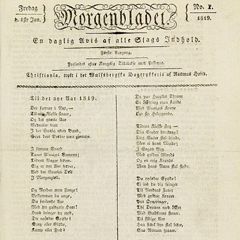 Norges første dagsavis