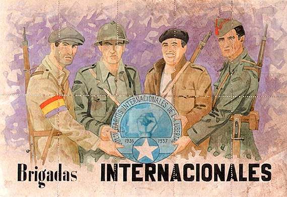 Withdrawal of the International Brigade from the front