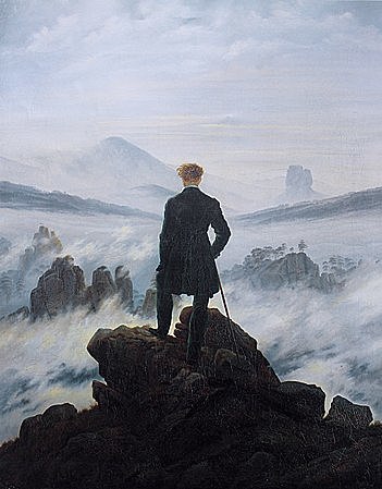EL CAMINANT SOBRE UN MAR DE NÚVOLS - CASPAR FRIEDRICH