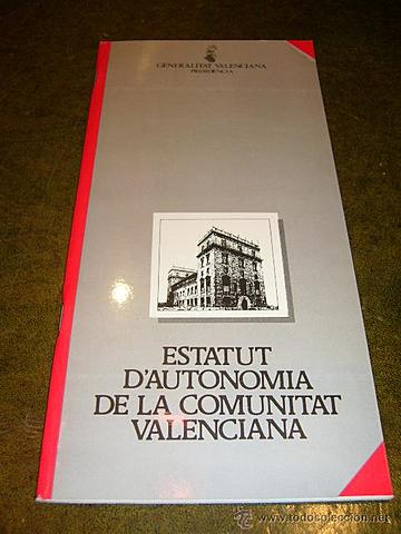 Aprovació Estatut d’Autonomia V