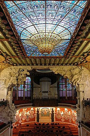 PALAU DE LA MÚSICA CATALANA- LLUÍS DOMÈNECH I MONTANER, 1905-1908