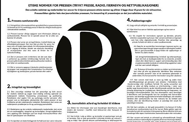 Vær Varsom Plakaten