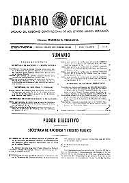 Se publica la Ley de Secretarías y Departamentos de Estado