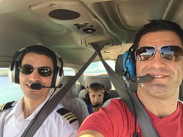 la primera vez en avioneta