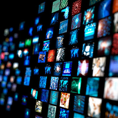 Timeline: Mediengeschichte: Entwicklungstreppe