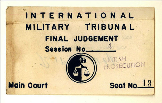 International Military Tribunal passes judgment on major Nazi war criminals