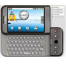 - Aparece el primer dispositivo Android de la historia.