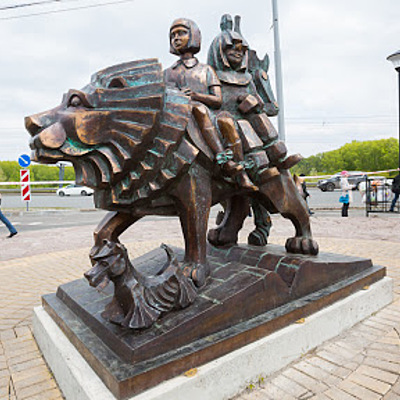 Timeline: Monuments to literary heroes public city of Tomsk