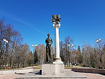 Monument to students of Tomsk.