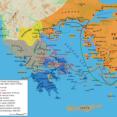 Timeline: Grško-perzijske vojne
