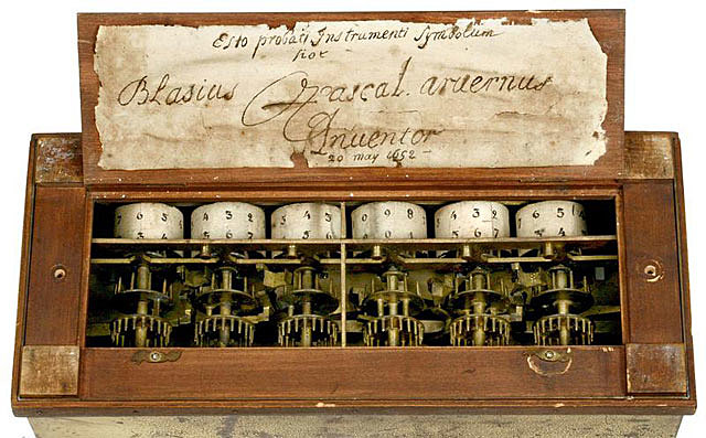 Η μηχανή του Pascal, 1645