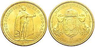 arany korona bevezetése