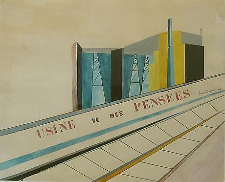 Usine de Mes Pensées - Suzanne Duchamp - 1920