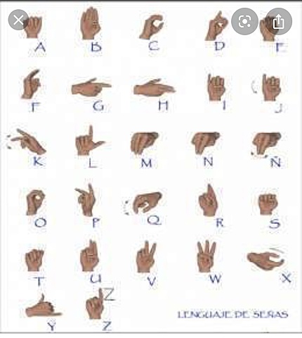 Lenguaje de señas