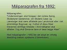 Målparagrafen