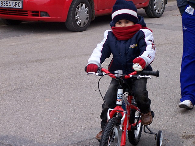 Me regalan mi primera bici